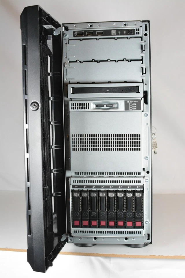 HP HPe ML350 Gen10 G10 2X XEON GOLD 6152 2.10GHz 44C 512GB 8x1.8TB SAS 12G P408i - Image 2 of 3