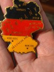 Germany Country Map with Eight Major Cities Marked Lapel Pin — photo 1