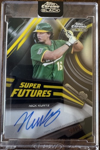 2026 Topps Chrome Black Nick Kurtz Super Futures Autographs (RAW)