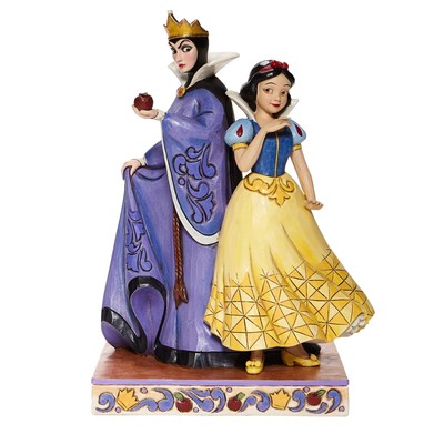 Disney Traditions by Jim Shore Snow White and The Evil Queen Figurine, 8.25 I...