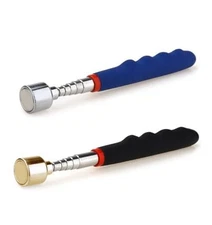2 Pieces Magnetic Telescoping Pick-Up Tool with Pocket Clip 20 Lb Extendable 