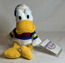 THE DISNEY STORE DONALD DUCK 8  BEANIE PLUSH