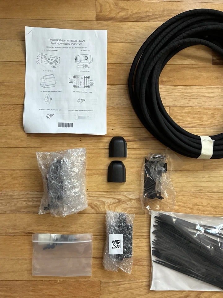 Kit de cámara de reversa de remolque Ram Mopar OEM 68586112AA - Nuevo Foto 2 de 4