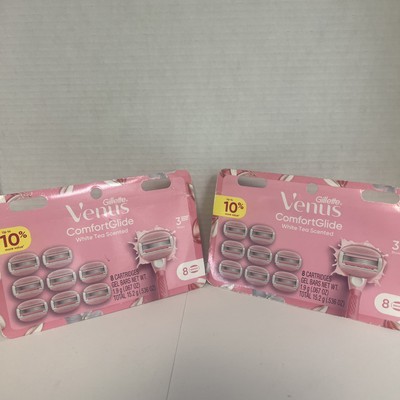 Gillette Venus Comfortglide White Tea Refill Cartridges 2 Packs