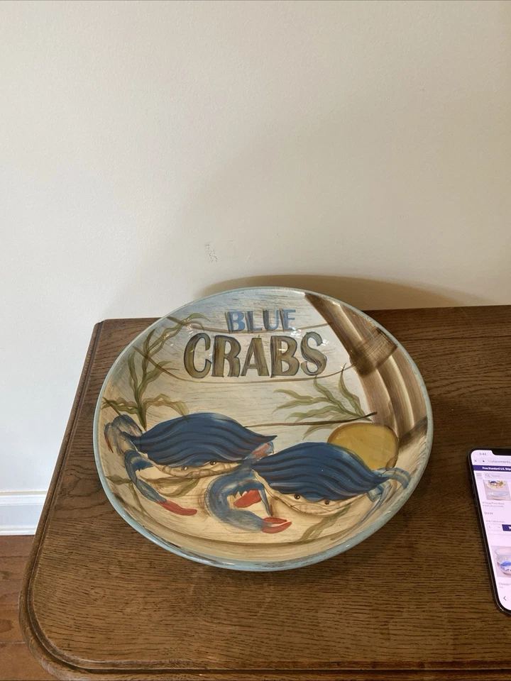 Kate McRostie Fisherman’s Catch Seafood Bowl Cangrejo Azul - Raro Foto 2 de 4