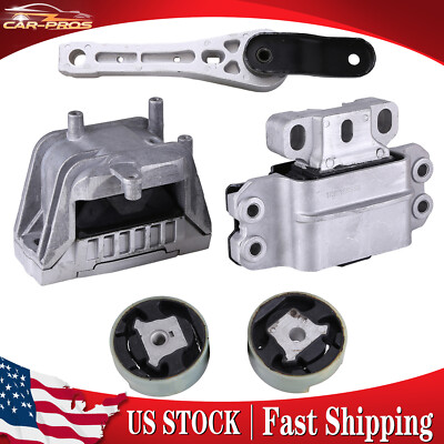 Engine Motor & Trans Mounts Set 5PCS For 2005 2006 2007 2008-2010 Vw