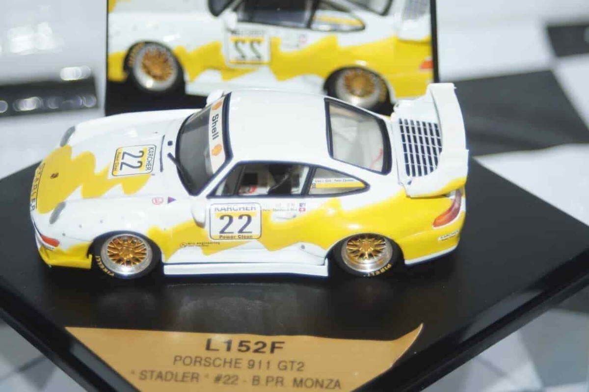 【VITESSE】Porsche911 GT2 LE MANS 95#V4 1/64 Tarmac Works 1995 Porsche 911 GT2 24h Le Mans #91