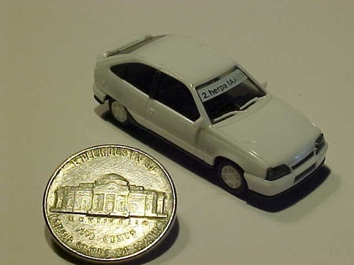 Opel Vauxhall Kadett IAA 1985 1985 2 pulgadas promoción Herpa 1/87 H0 plástico como nuevo suelto - Imagen 4 de 6