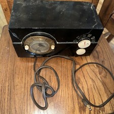 Motorola Vintage Clock Radio Model 55c for parts or repair