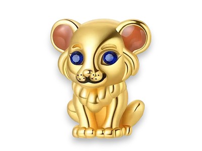 Löwe Afrika Wildlife Urlaub Katze Tier Charm 925 Silber Anhänger Sammelband