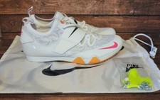Nike Zoom Pole Vault Elite 3 Track Shoes AA1204-101 Men's 10.5 w/Spikes/Tool/Bag