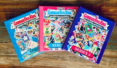 GARBAGE PAIL KIDS BRAND NEW SERIES 1 - 3 CARD STORAGE BINDERS - PICK YOUR SERIES