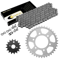Drive Chain & Sprockets Kit for Kawasaki KZ750B KZ750G KZ750M 76-80 1982 Steel