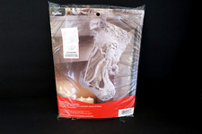 Bucilla Elegant Christmas 86977 E Felt Stocking Applique Kit 18" Santa Sequins