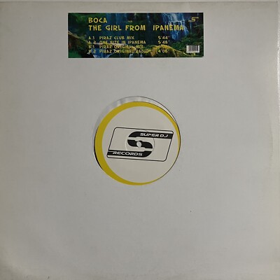 BOCA the Girl From Ipanema ￼ Vinyl 12 Mix SUPER DJ