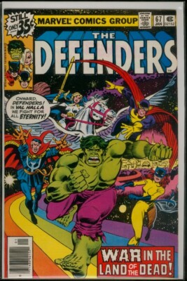 Marvel Comics The DEFENDERS #67 Hulk Valkyrie Nighthawk Hellcat VFN/NM 9.0