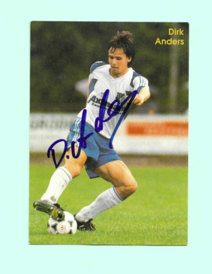 Dirk Anders DDR/GER Dirk Anders VfB Leipzig Autogrammkarte 10x15 orig Autogramm