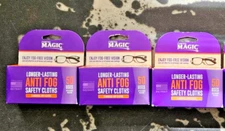 Nano Magic Anti-Fog Safety Dry Cloth 5Cnt. 3 Pack