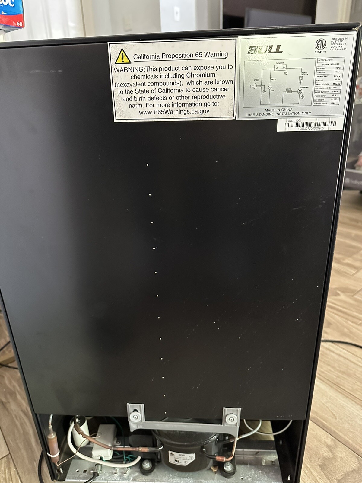Bull Outdoor Products Stainless Steel Outdoor Kitchen Refrigerator (Used)