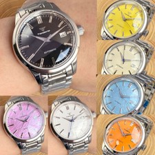 40MM Tandorio Blue dial Double Sapphire Glass NH35 Automatic Mens Watch Bracelet