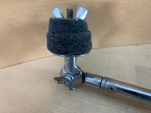LUDWIG 60s Vtg CYMBAL L-ARM Holder Part Early Version Telescoping Transition Era - Picture 2 of 6