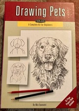 Drawing Pets: Learn To Draw 32 pg. book Step By Step Walter Foster Complete Kit