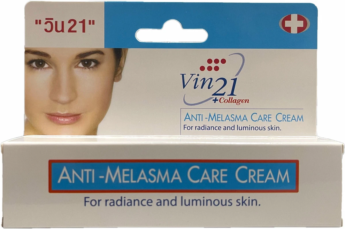 Vin21 ANTI MELASMA CREAM melasma freckles dark spots vitamin C E F