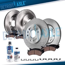 Front & Rear Rotors Brake Pads for Chevy Silverado GMC Sierra 1500 Tahoe Yukon