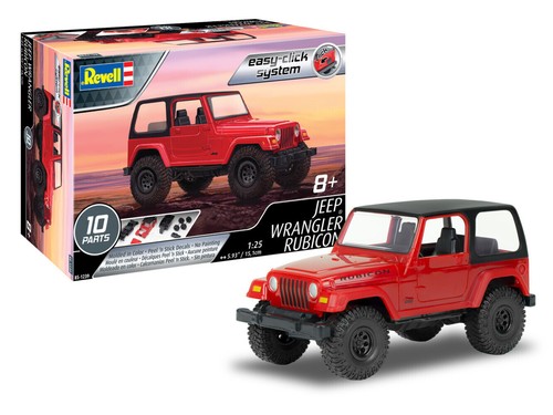 Kit de coche modelo plástico Revell 851239 escala 1:25 Jeep Wrangler Rubicon nivel 2
