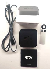 Apple TV (3rd Generation) 1080P Media Streaming Player A1469 w/ Remote & Power