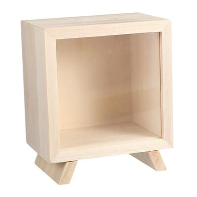 Holz Sparschwein DIY Kreative Shadow Box Display Lagerung Container für