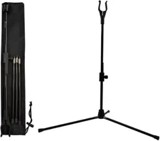 1 Pack Black Bow Stand Holder Archery Recurve Bow Accessories Hunting Shooting