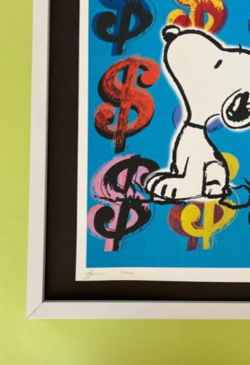 DEATH NYC】Snoopy＆Wood Stock Death NYC Large Framed 16x20in Pop