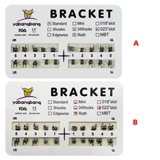 1-100 packs Dental Ortho Brackets Braces Mini Standard Roth 022 345 Hooks ns