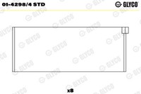 Glyco 01-4298/4 STD Pleuellager For CitroËN Fiat Lancia Peugeot