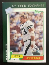 Joe Klecko 2004 Topps Fan Favorites Football New York Jets #43