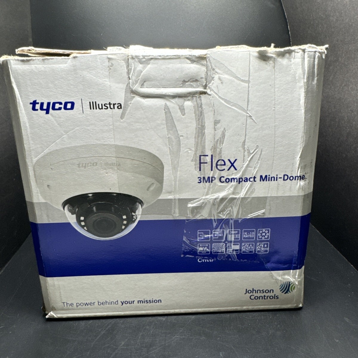 Tyco Illustra Flex 3MP Compact Mini Dome Security Camera IFS03-C10