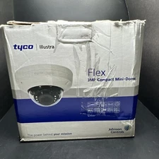 Tyco Illustra Flex 3MP Compact Mini Dome Security Camera IFS03-C10-OI03 Open Box