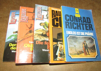 5 Western Taschenbücher, Longarm, Rauchende Colts und andere wie Abb. -  zh012