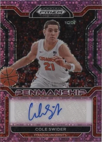 2022-23 Panini Prizm Draft Picks - Cole Swider #CP-CSW