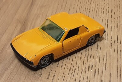 Vintage SIKU VW Porsche 914-6 V312 Volkswagen VoPo yellow 914 V
