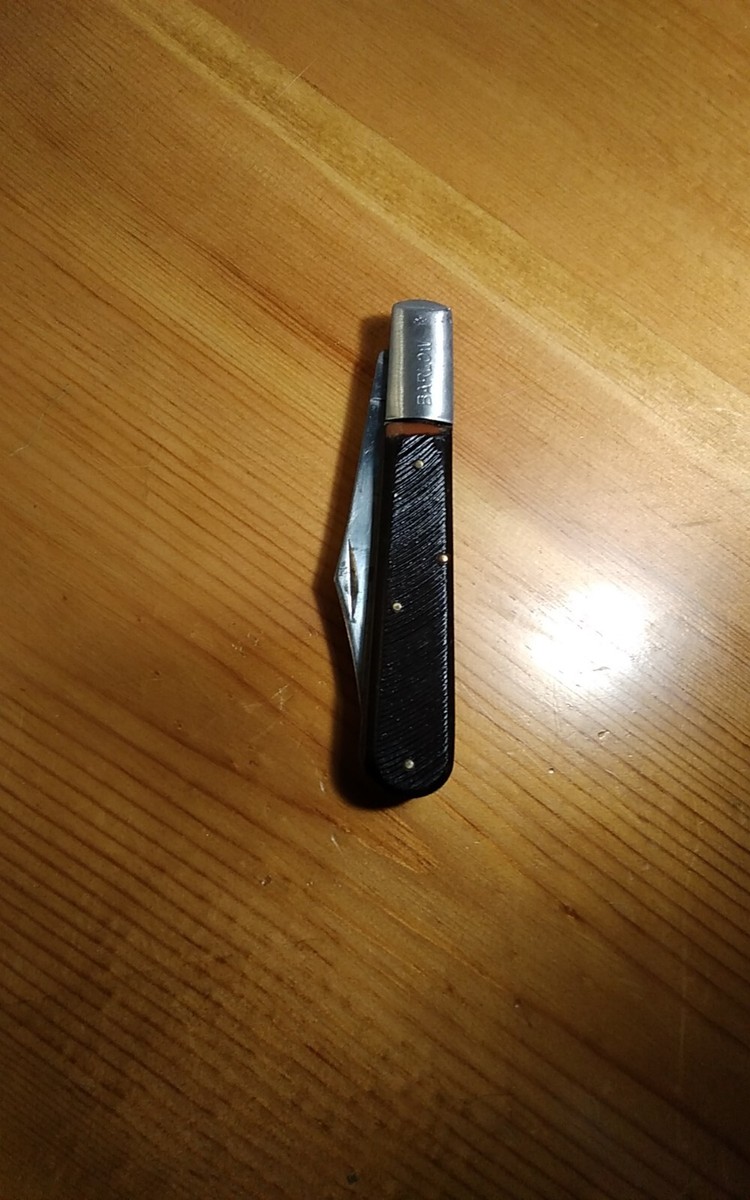 Vintage Barlow Pocket Knife Sabre 629 Made In Japan Single Blade