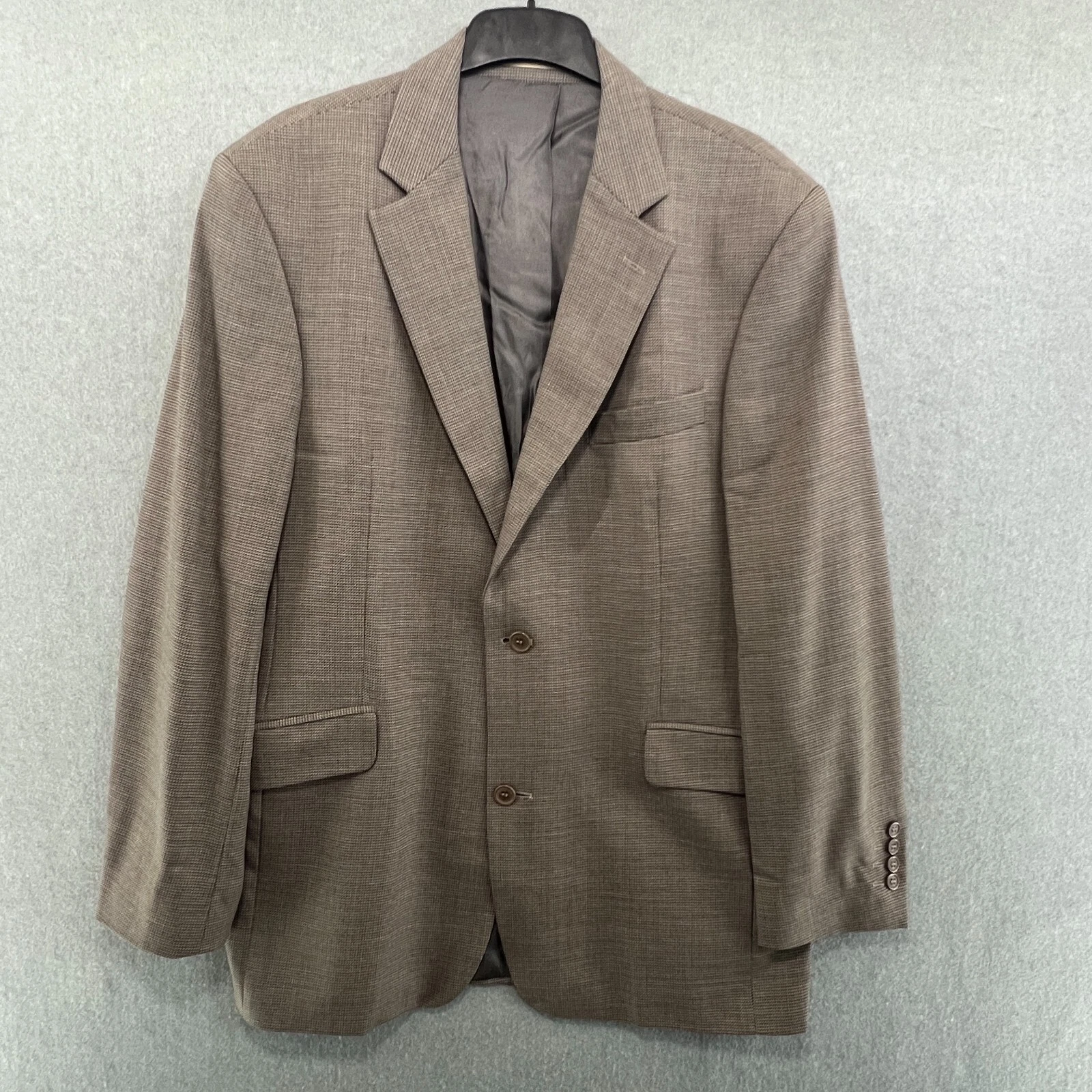 Daniel Hechter Blazer 42R Grey Wool Jacket Classic Fit Smart Work EU 52