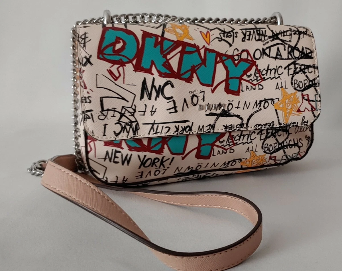 DKNY Graffiti Logo Cross-body Bag