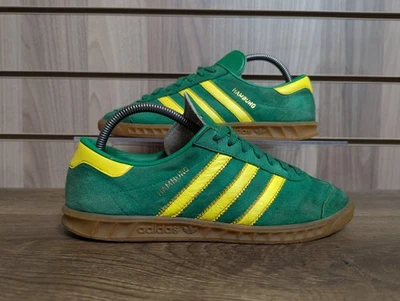 Adidas Hamburg Trainers Unisex Rare Colourway Suede Streetwear UK 6.5 EU 40 - Image 1 of 4