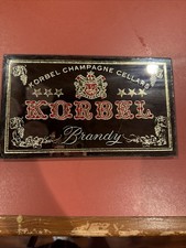 Miroir en verre à brandy pour caves à champagne Korbel