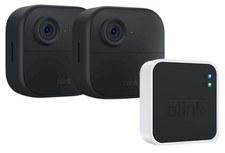 Blink Outdoor 4 (2 Camera System) Wireless Smart Home Security with Sync Module
