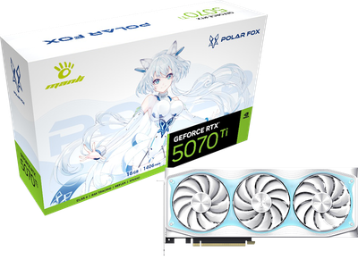 Manli GeForce RTX 5070 Ti POLAR FOX OC 16 GB GDDR7 Graphics Card