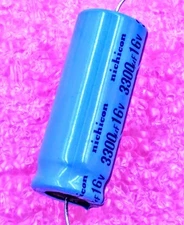 3300uF 16V, Axial Electrolytic Capacitor, Polarized, 85C, Tolerance ±20%, 
