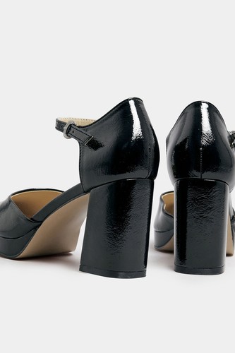 Yours Curve Women's Platform Court Shoes In Wide Fit & Extra Wide Fit - Picture 4 of 7